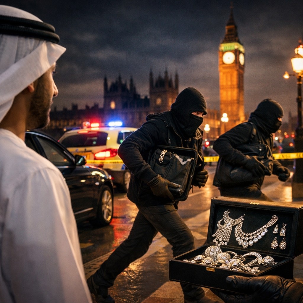 Abu Dhabi Royals Robbed of £600,000 in London Jewellery Heist