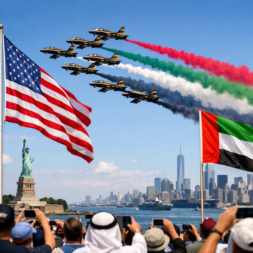 Al Fursan Makes History at America's 250th Birthday Show